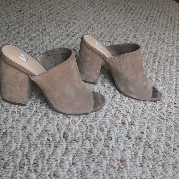 BP. Block Heel Mules Size 5.5 - Picture 2 of 5